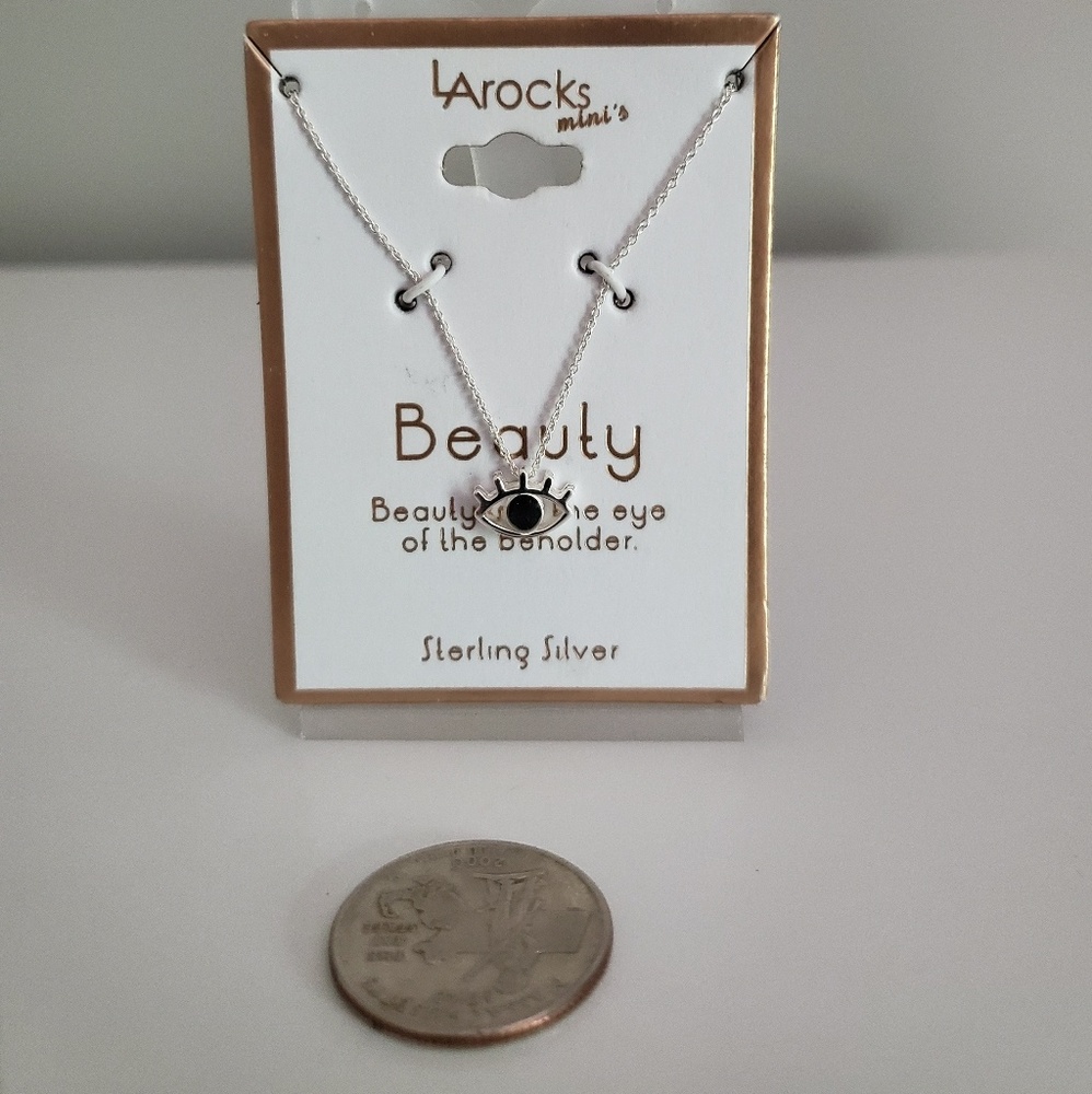 Sterling silver Eye beauty necklace NWT - Picture 1 of 2